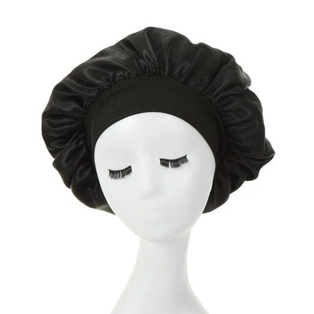 2-Pack: Satin Sleep Bonnet for Curly Hair