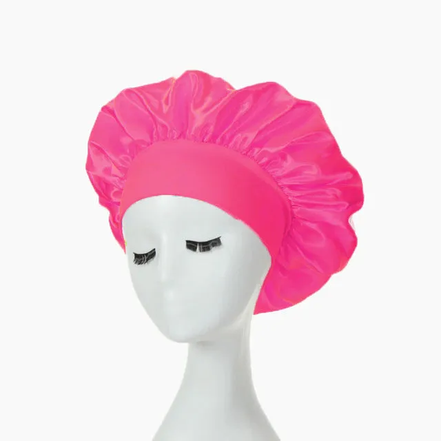 2-Pack: Satin Sleep Bonnet for Curly Hair