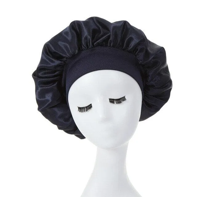 2-Pack: Satin Sleep Bonnet for Curly Hair