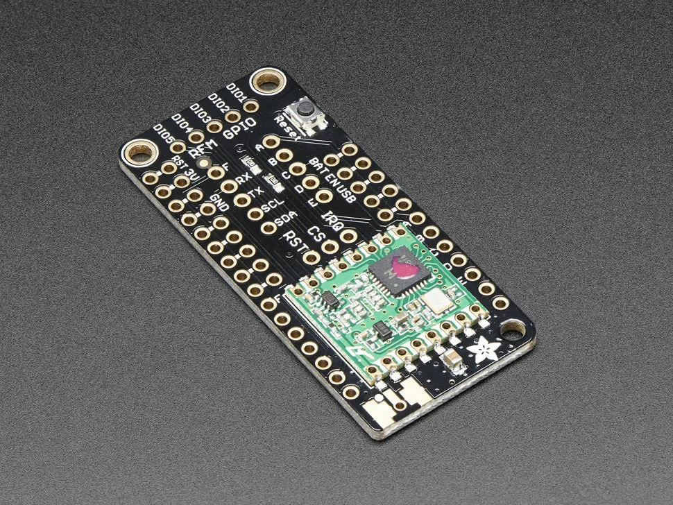 Adafruit Radio FeatherWing - RFM69HCW 433MHz