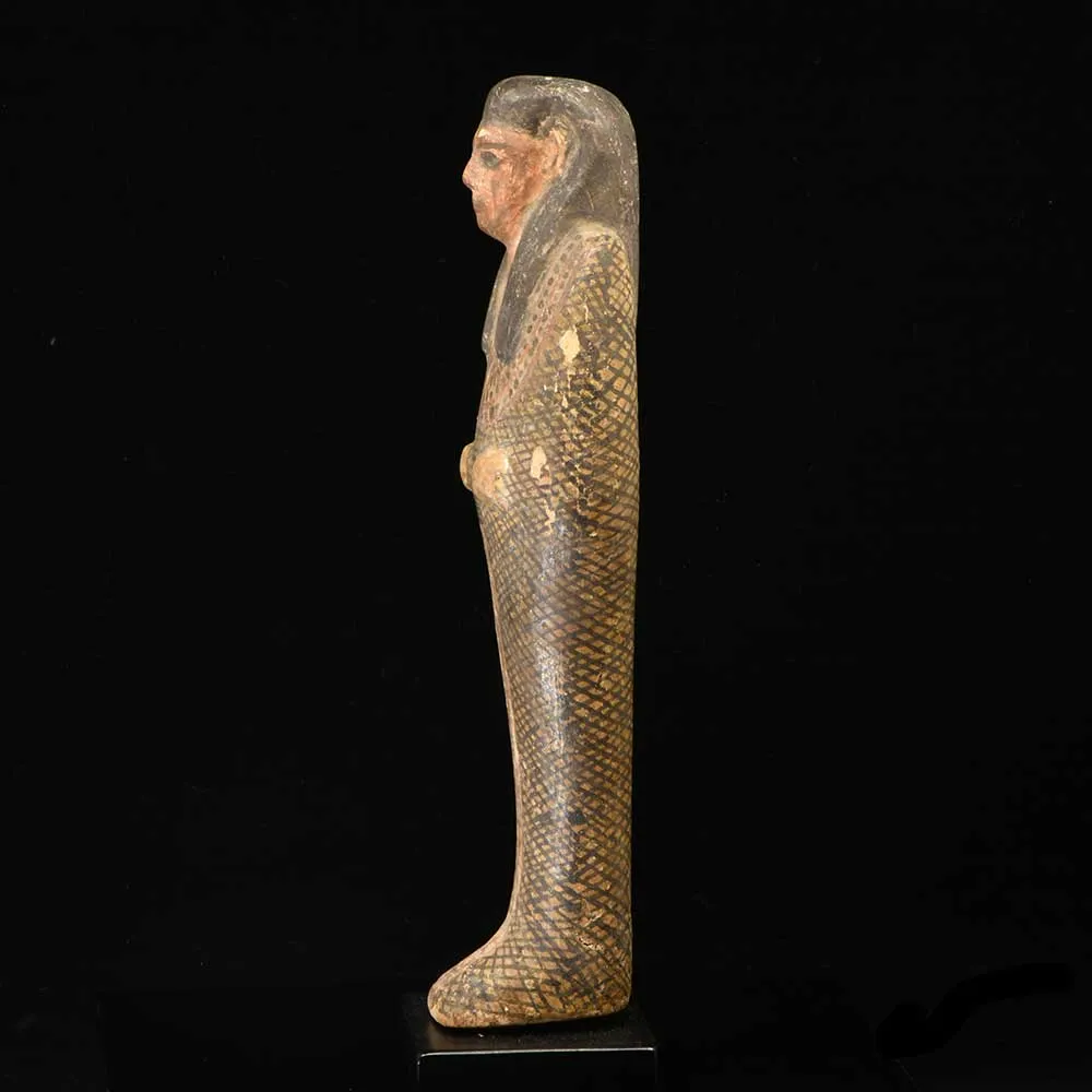 An Egyptian Wood Figure of Imsety, Ptolemaic Period, ca. 332 - 30 BCE