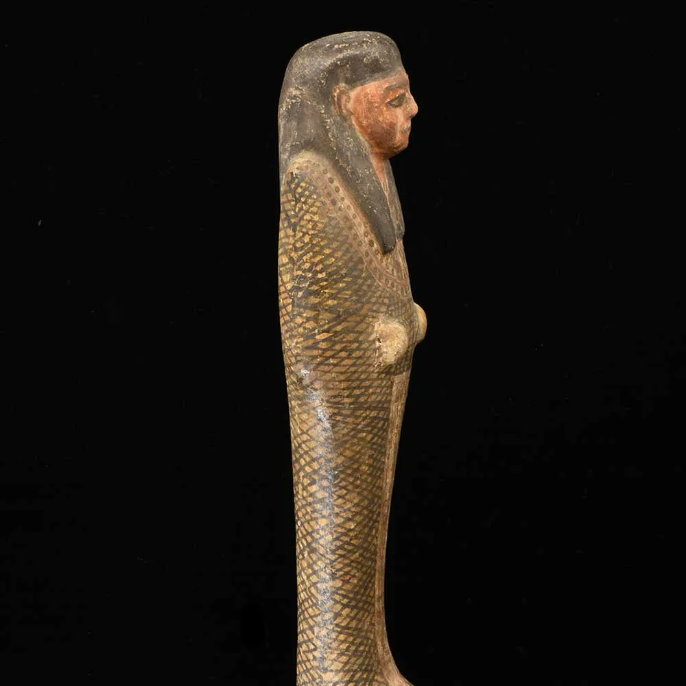 An Egyptian Wood Figure of Imsety, Ptolemaic Period, ca. 332 - 30 BCE