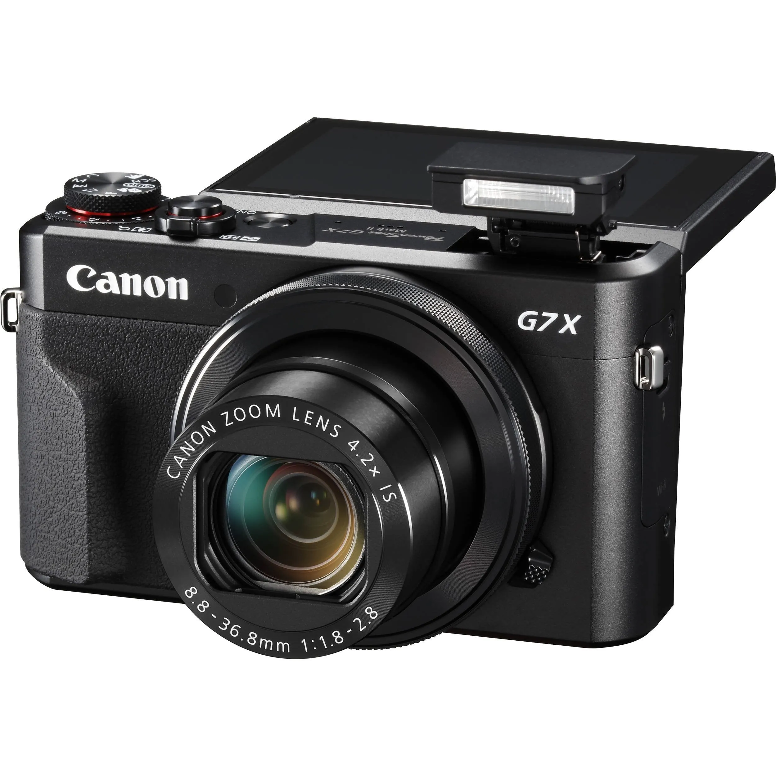 Canon PowerShot G7 X Mark II Digital Camera (Intl Model)   32gb Memory SD Card Bundle   Cleaning Kit