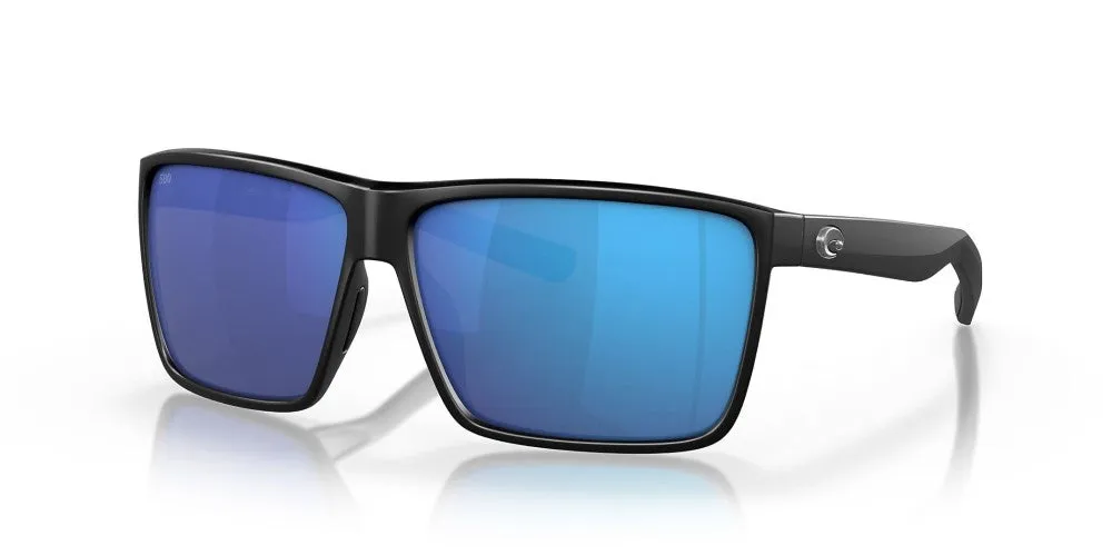 Costa Del Mar Rincon Matte Black Frame - Blue Mirror Glass Lens - Polarized Sunglasses