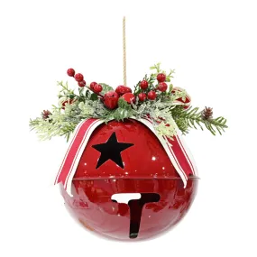 Glossy Red Nutbell Berry Deco (20cm)