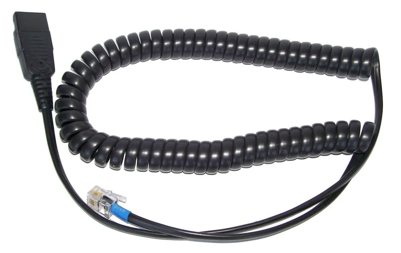 GN QD Compatible bottom cord for direct connection to some phones - U10P