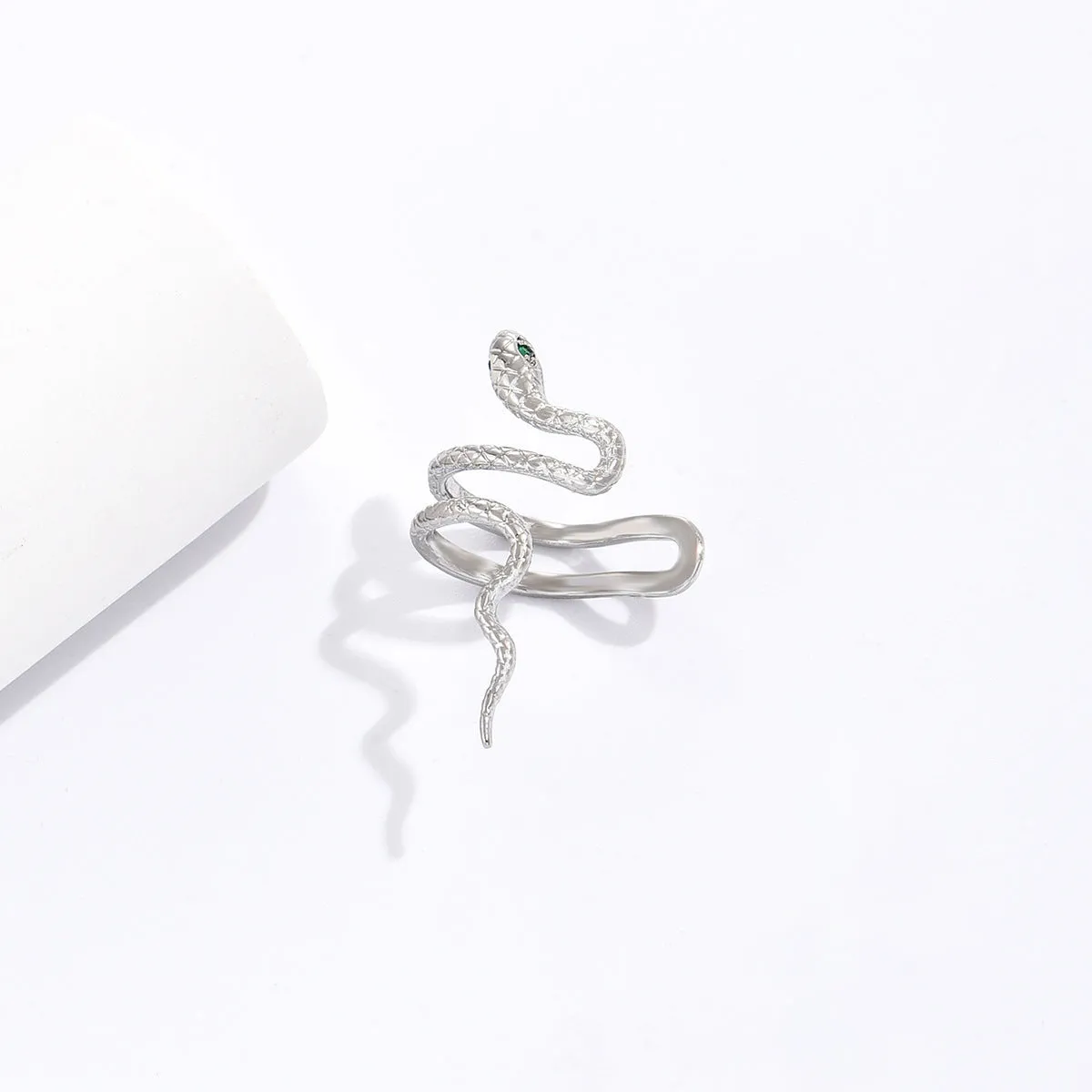 Gold Snake Winding Retro Ear Clip