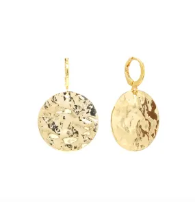 JEN Gold Disk Earring