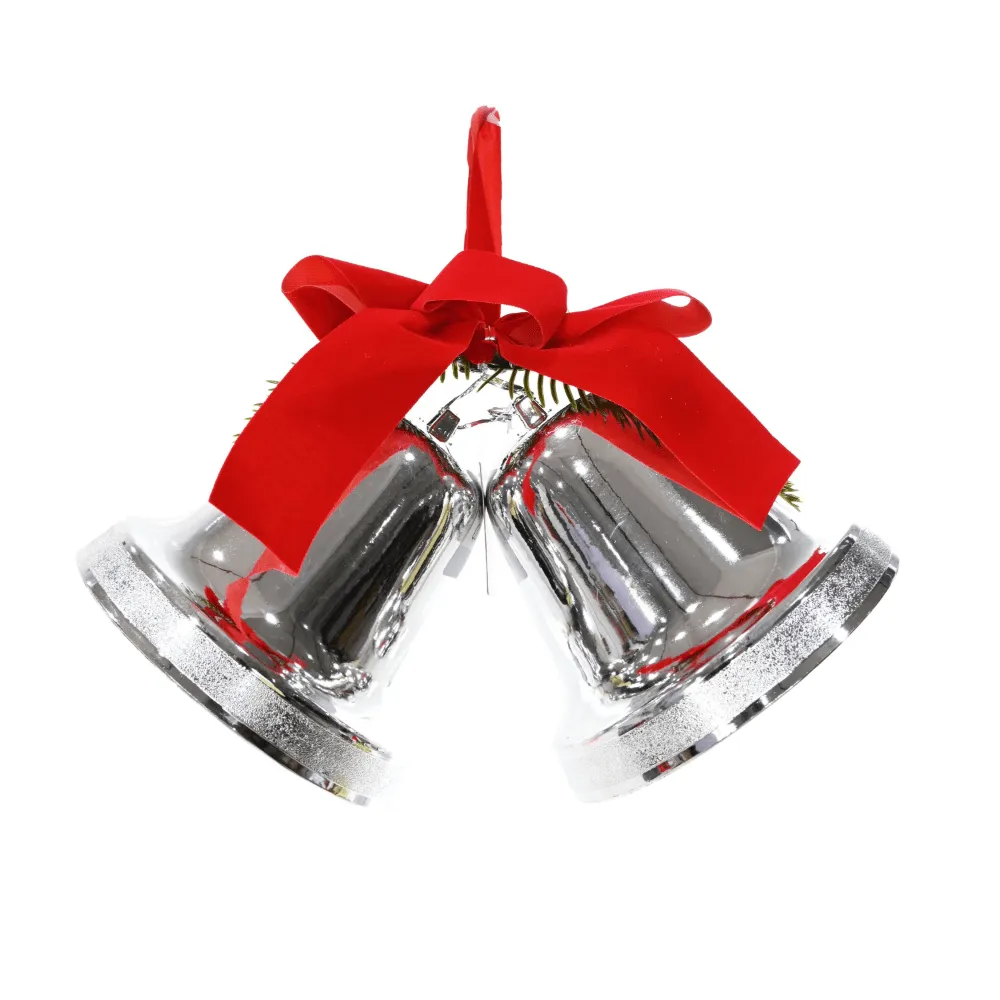 Jumbo Twin Bells with Ribbon Asst