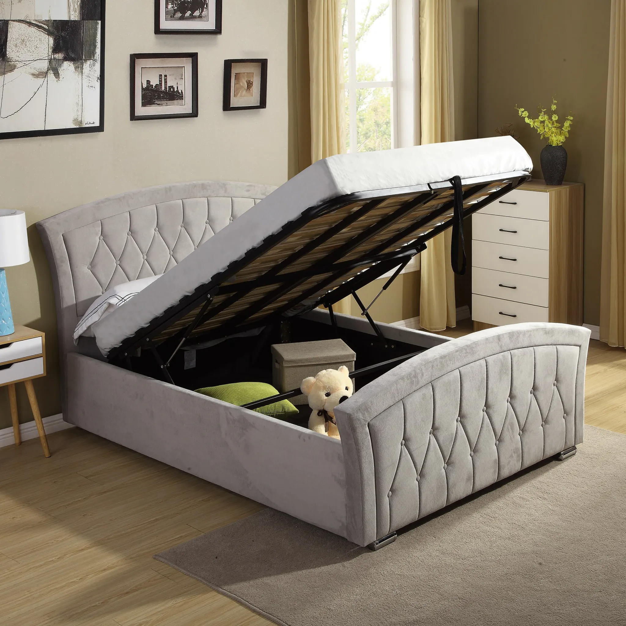 Kayla Ottoman Storage Bedframe