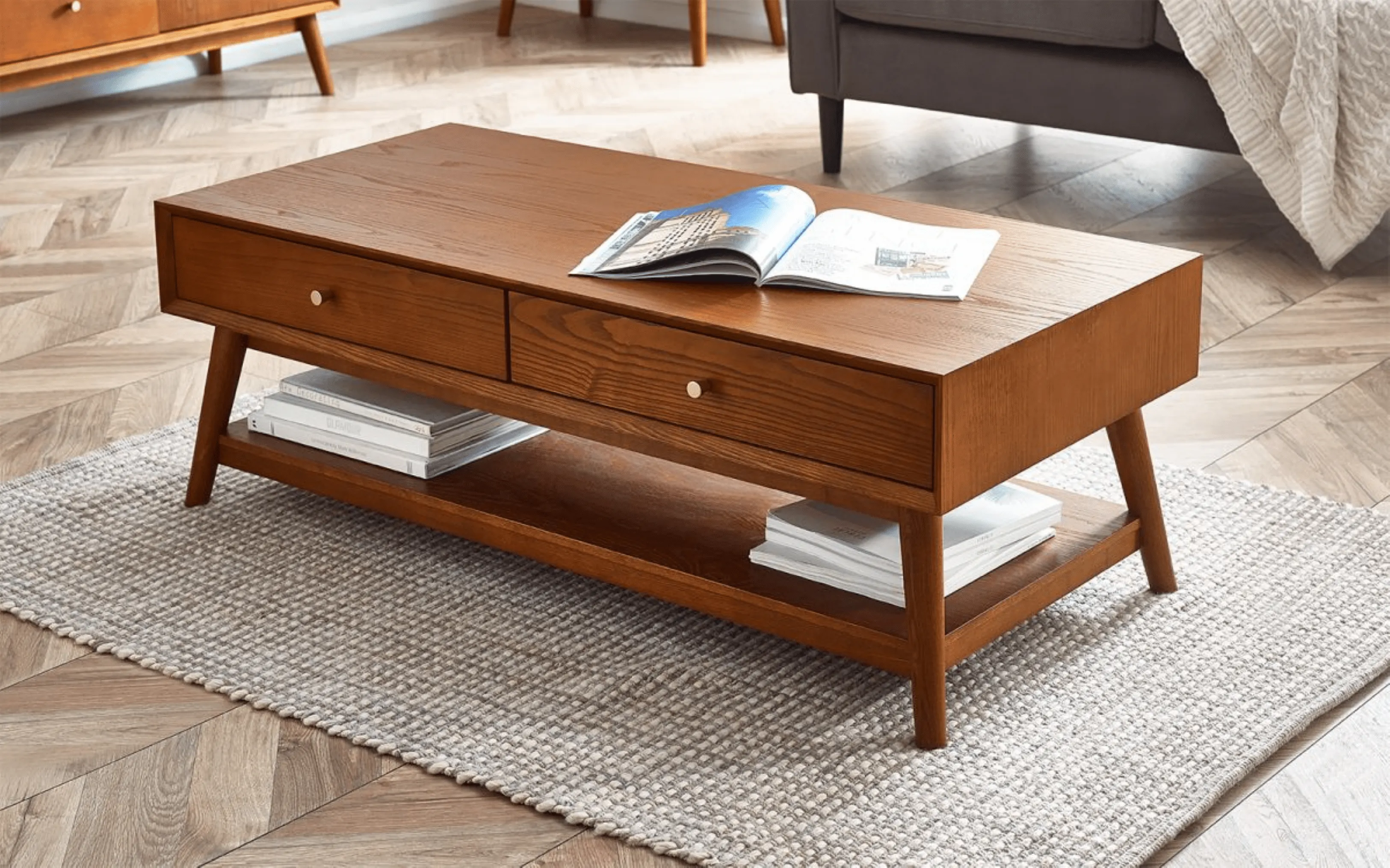 Lowry 2 Drawer Coffee Table