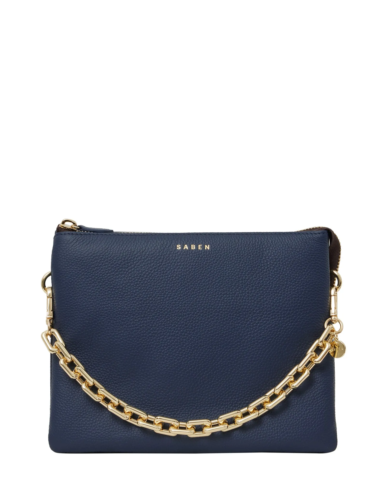 Matilda Crossbody Bag - Midnight Blue   Chunky Chain