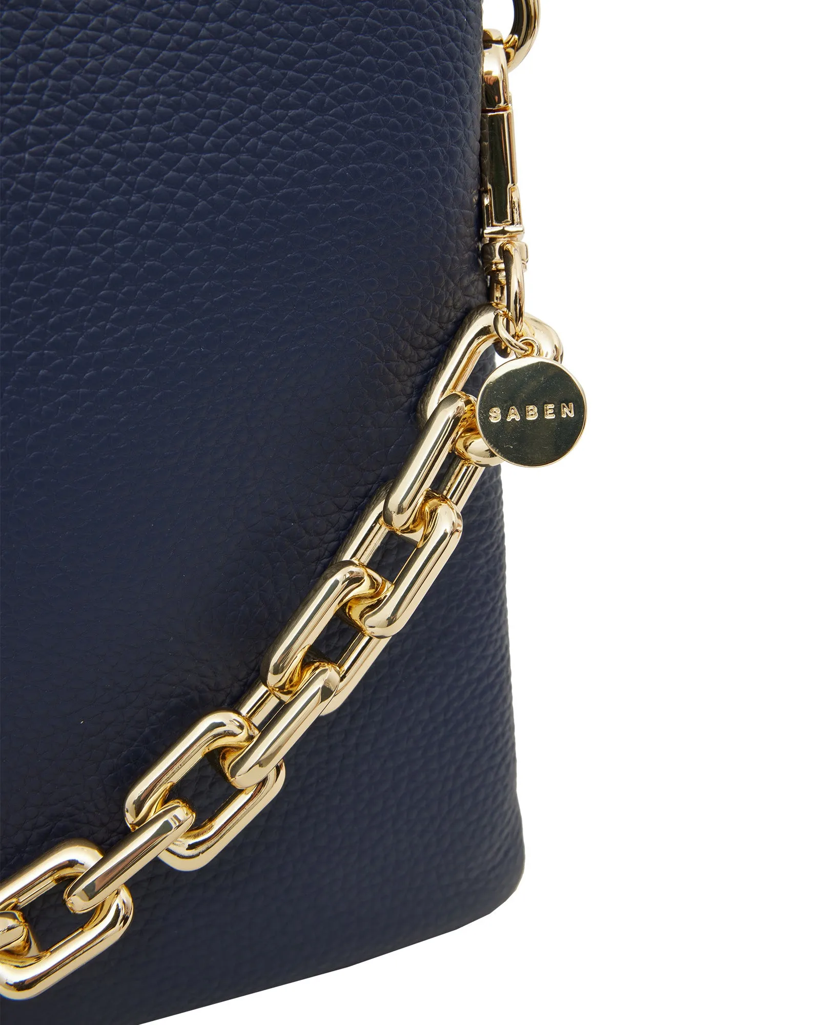 Matilda Crossbody Bag - Midnight Blue   Chunky Chain