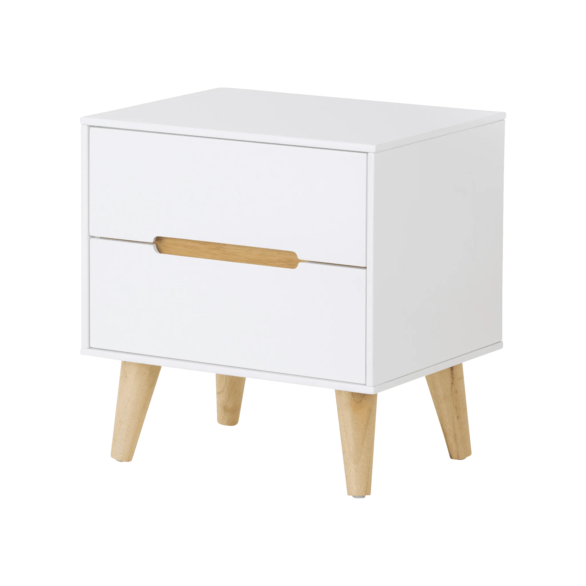 Nordic 2 Drawer Bedside