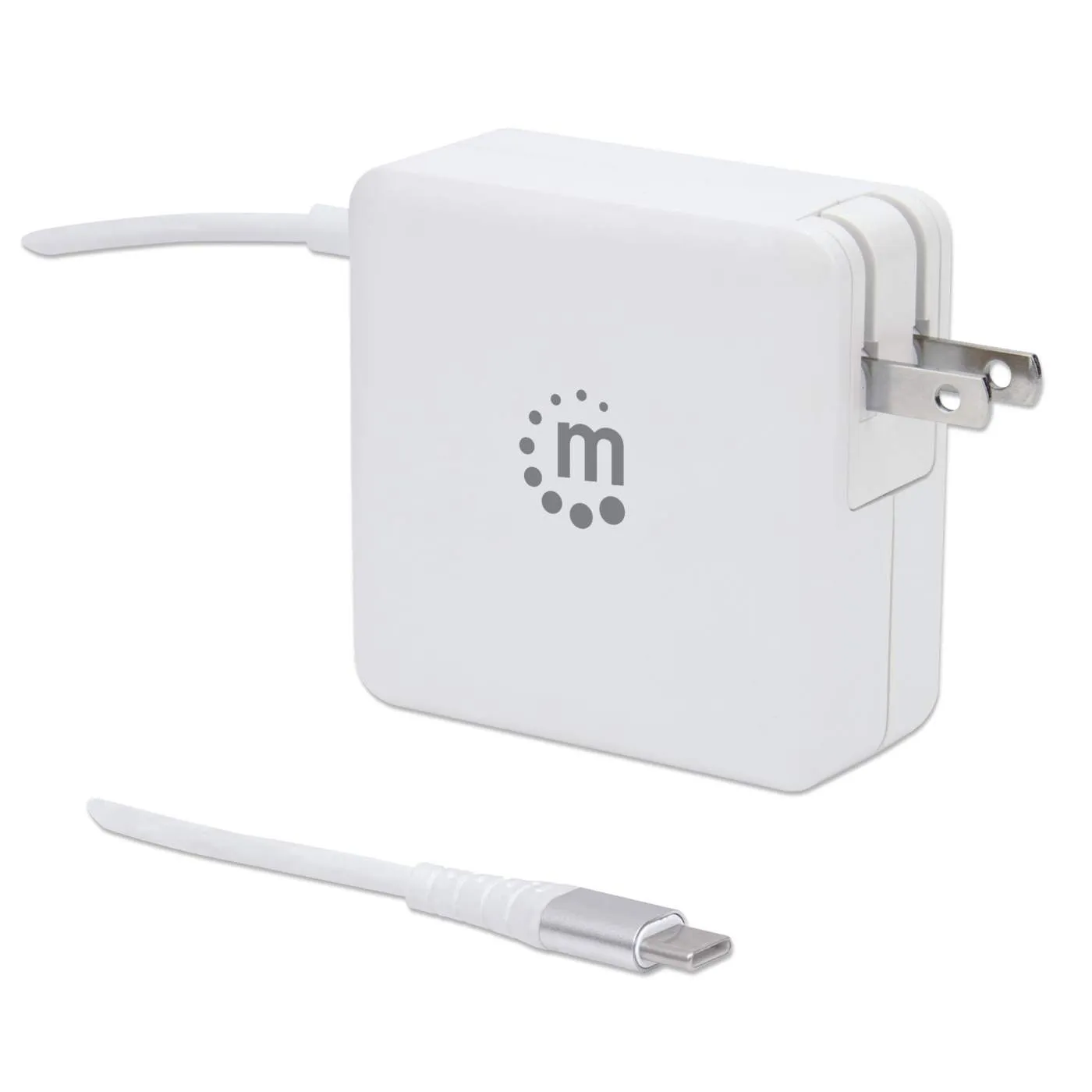 Power Delivery Wall Charger with Built-in USB-C Cable - 60 W