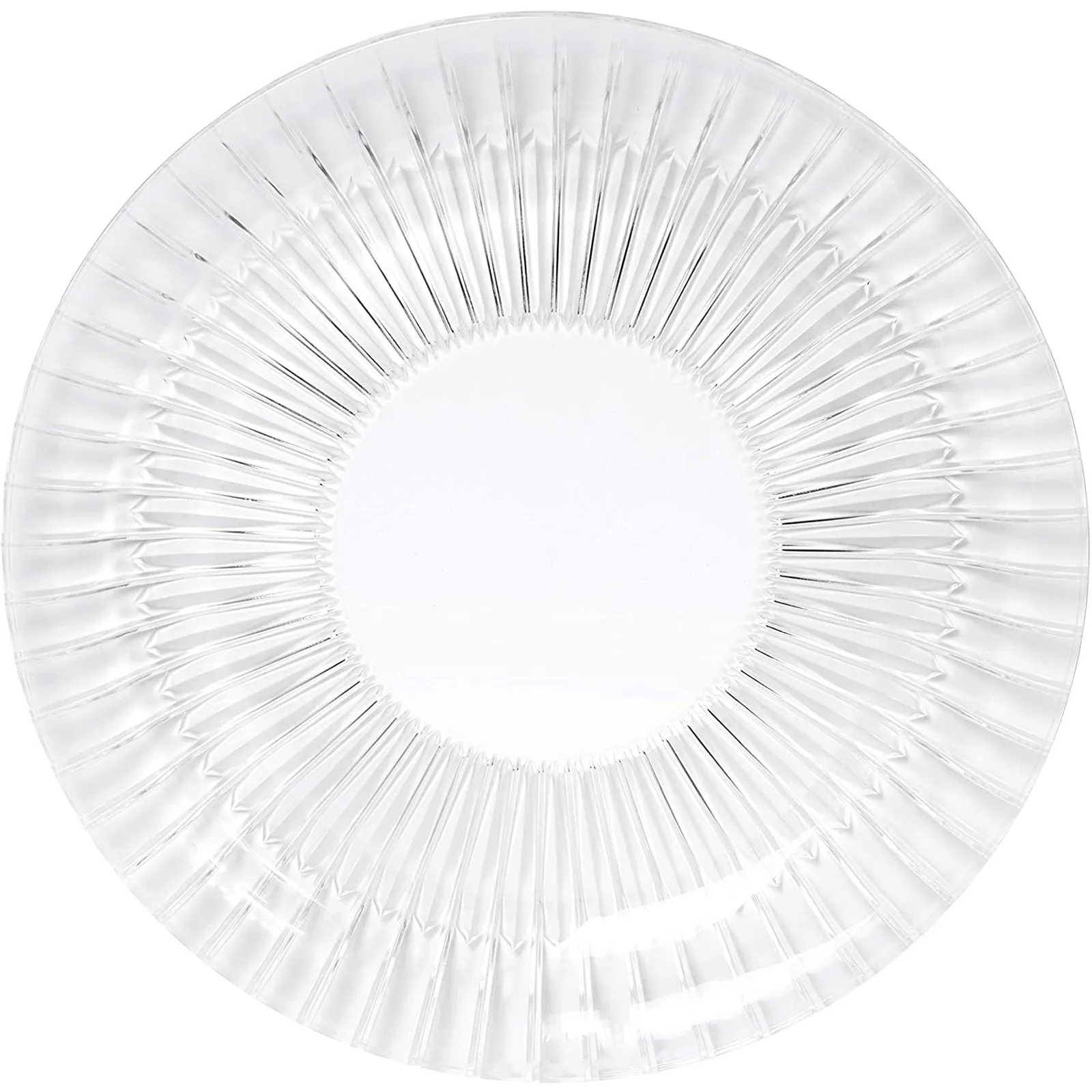 Red Co. Crystal Centerpiece Large Platter, Serving Platter, 12.5"