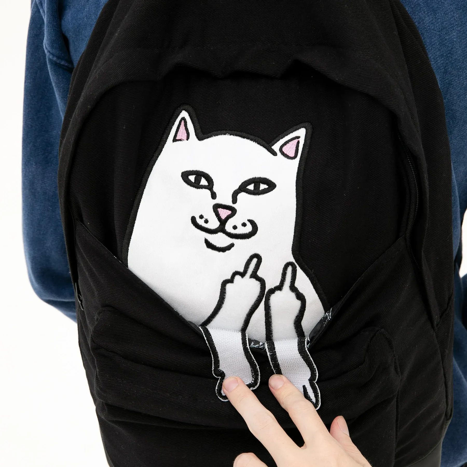 RIPNDIP Lord Nermal Velco Hands Backpack