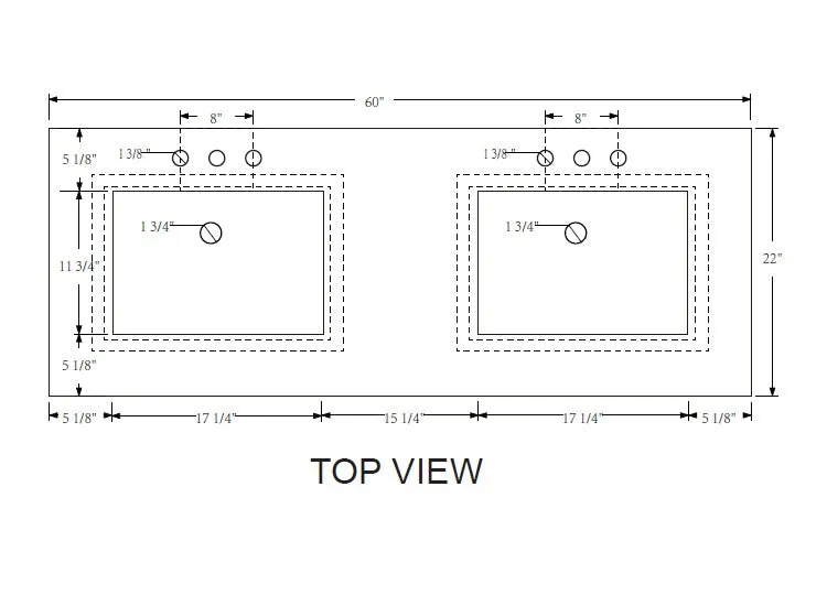 Rubeza 1500mm Didim Vanity Unit with Calacatta Quartz Top - White & Gold