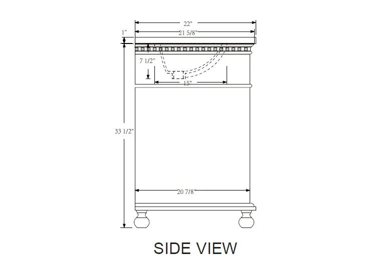 Rubeza 1500mm Didim Vanity Unit with Calacatta Quartz Top - White & Gold