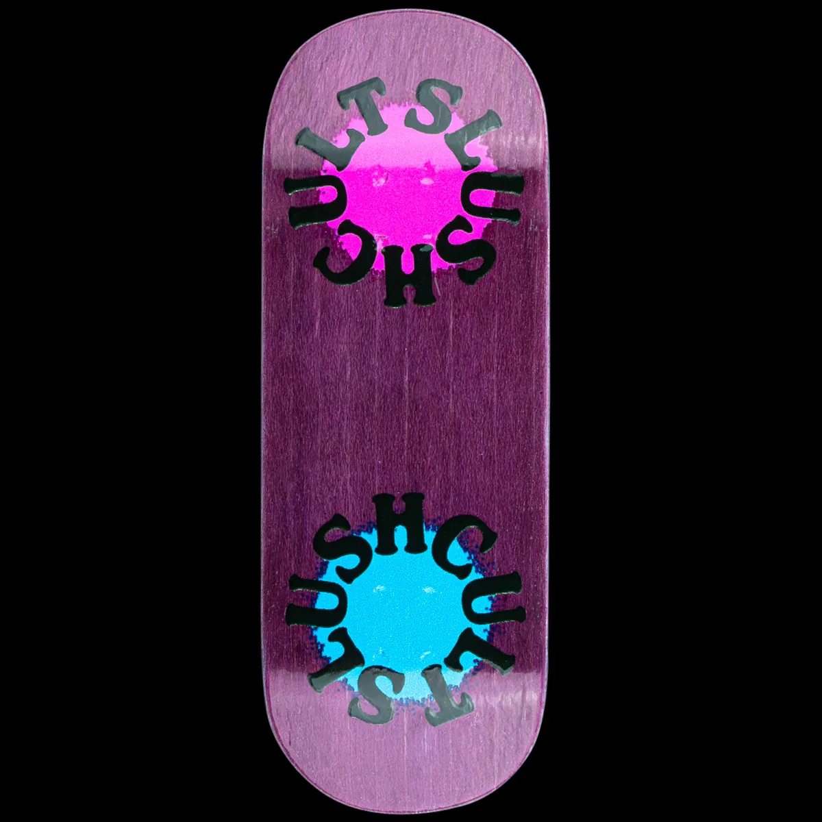 Slushcult Fingerboard Deck - Over Spray