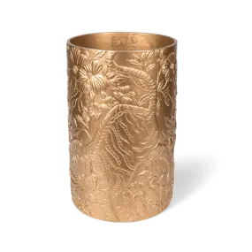 SONGS OF THE NIGHT vase, gold