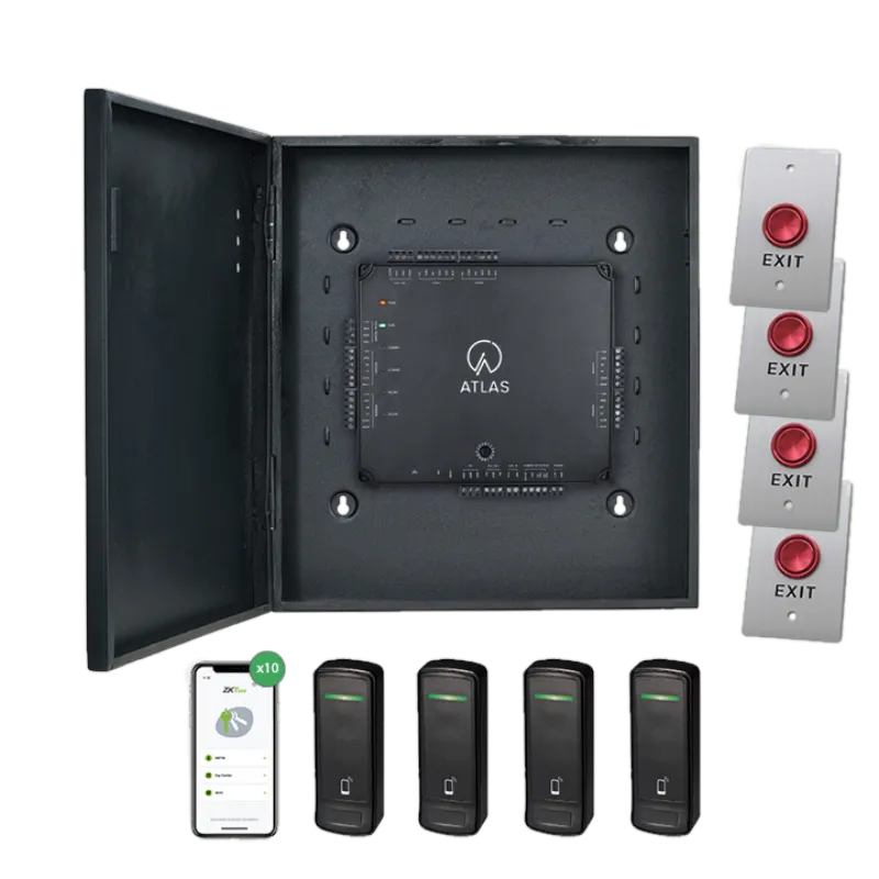 Zkteco ZKT-ATLAS400-BUN: Atlas400-BUN Four Door Access Control Panel Bundle